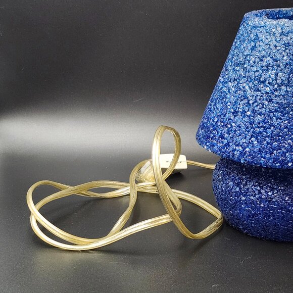 Mushroom Shaped Jelly Popcorn Lamp Blue - Picture 2 of 7